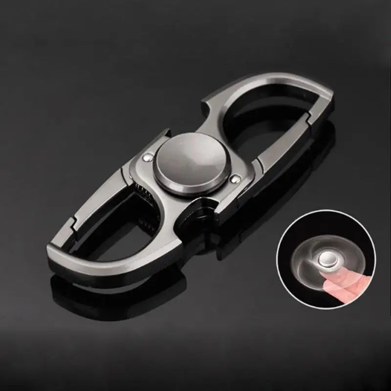Finger Spinner Fidget Toy Keychain Bottle Opener-0